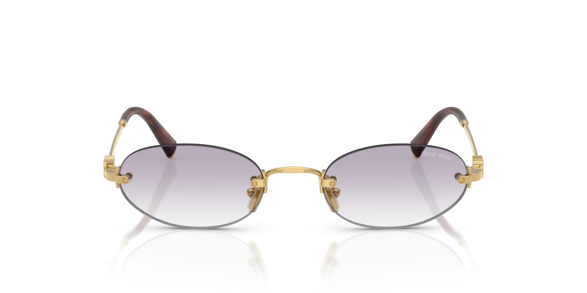 Occhiali da sole Miu Miu MU A54S 5AK04O Oro - Pistilleria