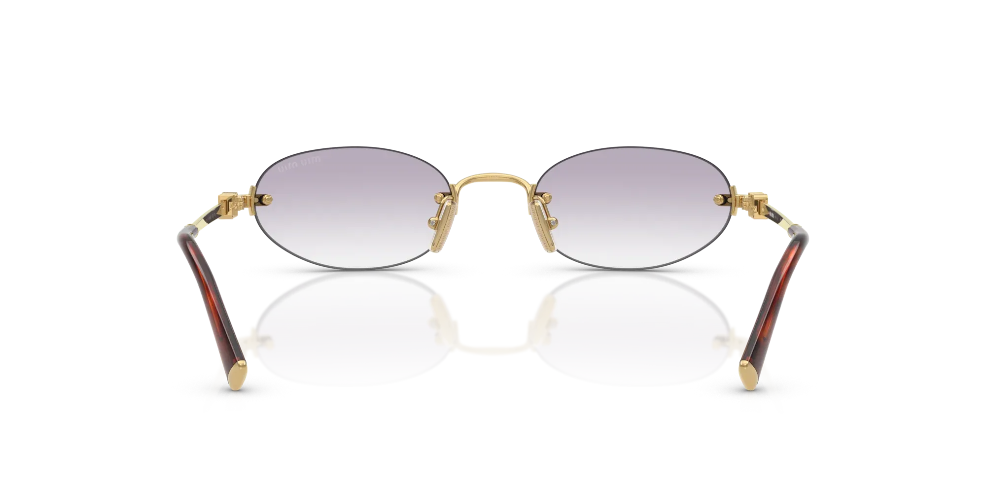 Occhiali da sole Miu Miu MU A54S 5AK04O Oro - Pistilleria