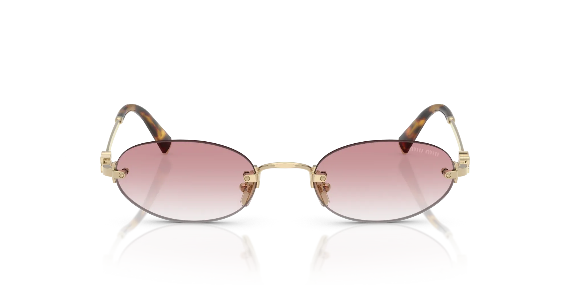 Occhiali da sole Miu Miu MU A54S ZVN70O Oro pallido - Pistilleria