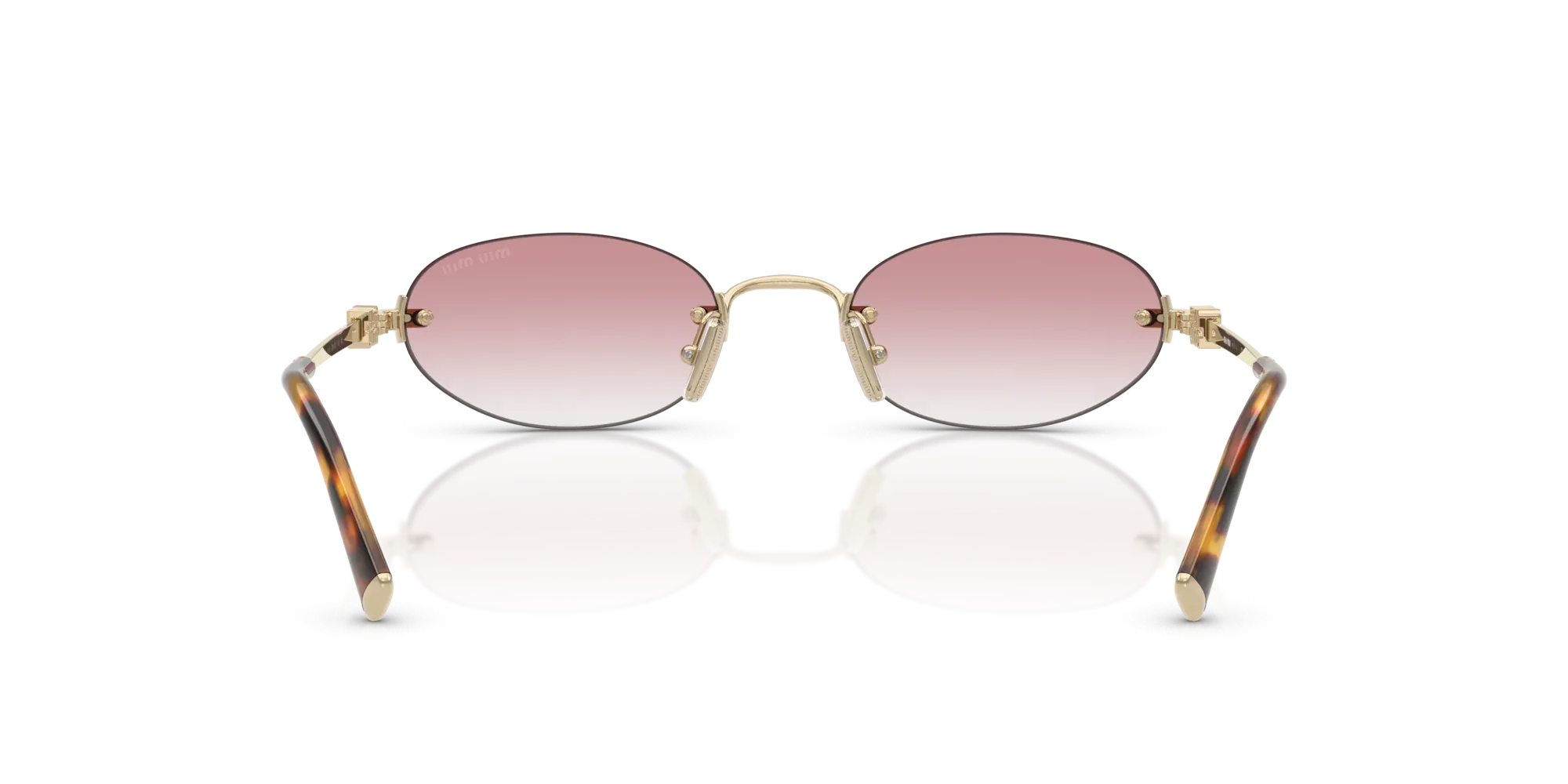 Occhiali da sole Miu Miu MU A54S ZVN70O Oro pallido - Pistilleria