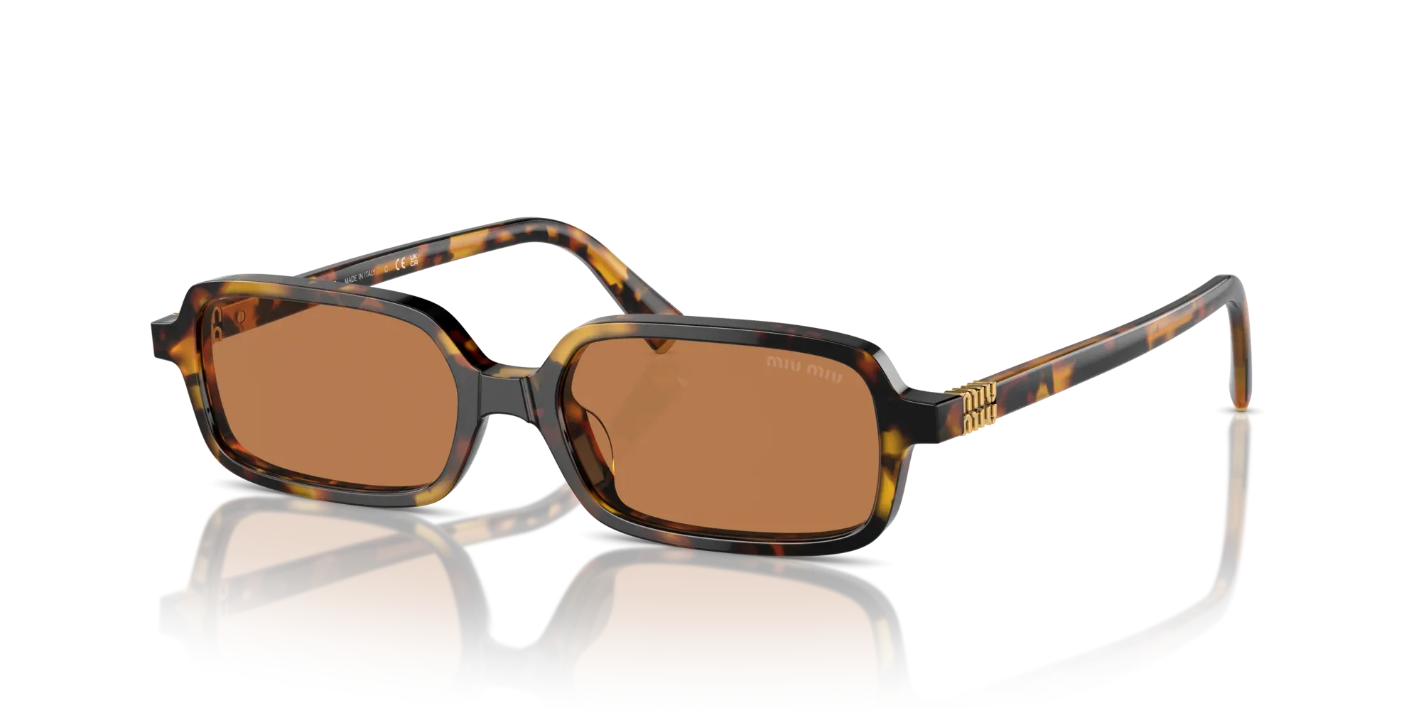 Occhiali da sole Miu Miu MU11ZS VAU2Z1 Havana Miele - Pistilleria