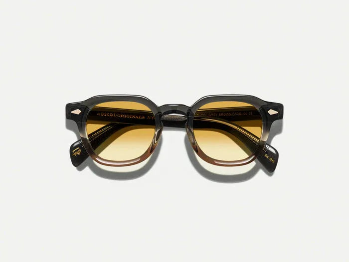 Occhiali da sole Moscot Dolt Black Gray-brown fade - Pistilleria