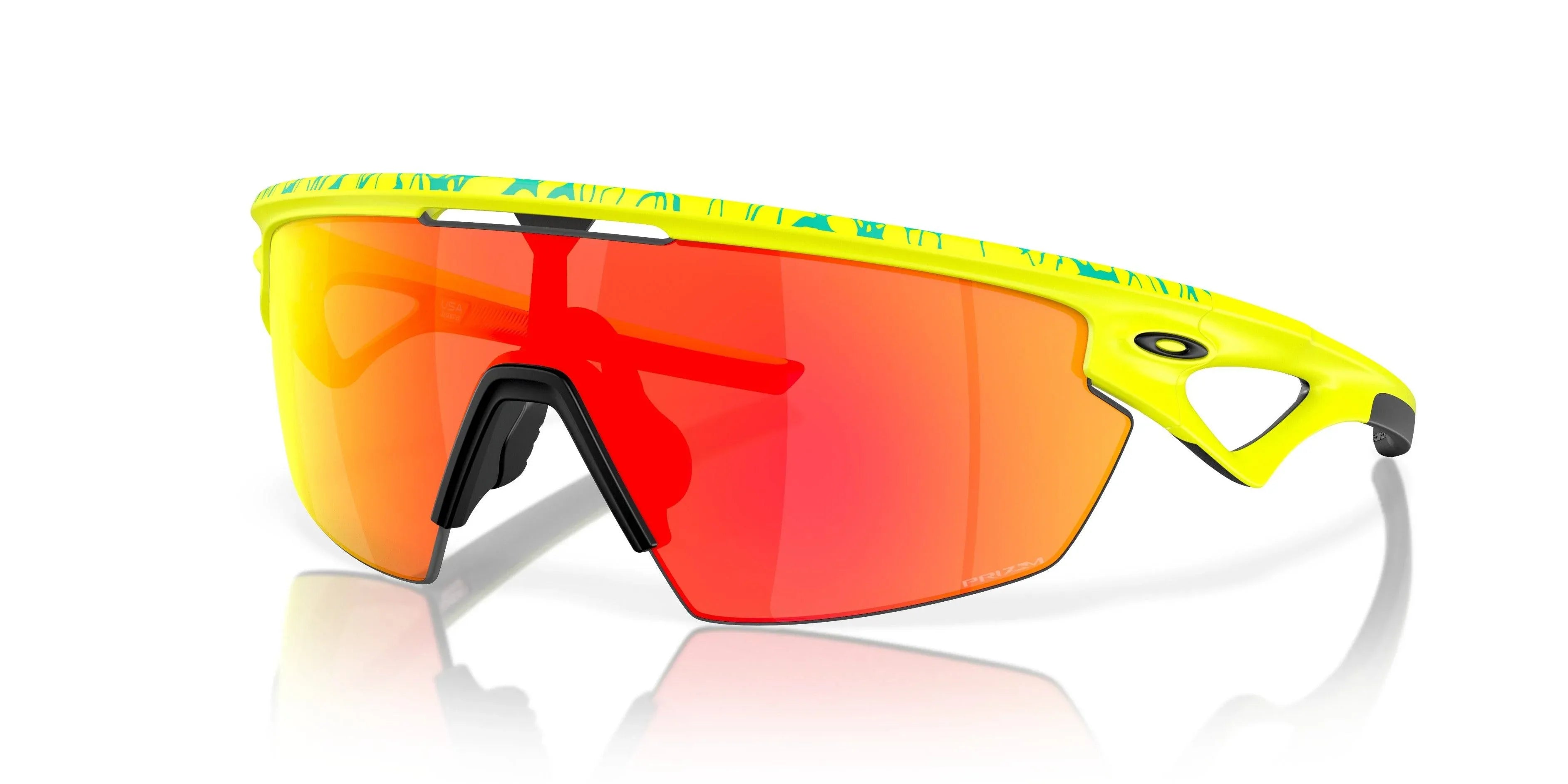 Occhiali da sole Olimpiadi Parigi 2024 Oakley Sphaera Inner Spark Matte Tennis balla yellow Neuron - Pistilleria