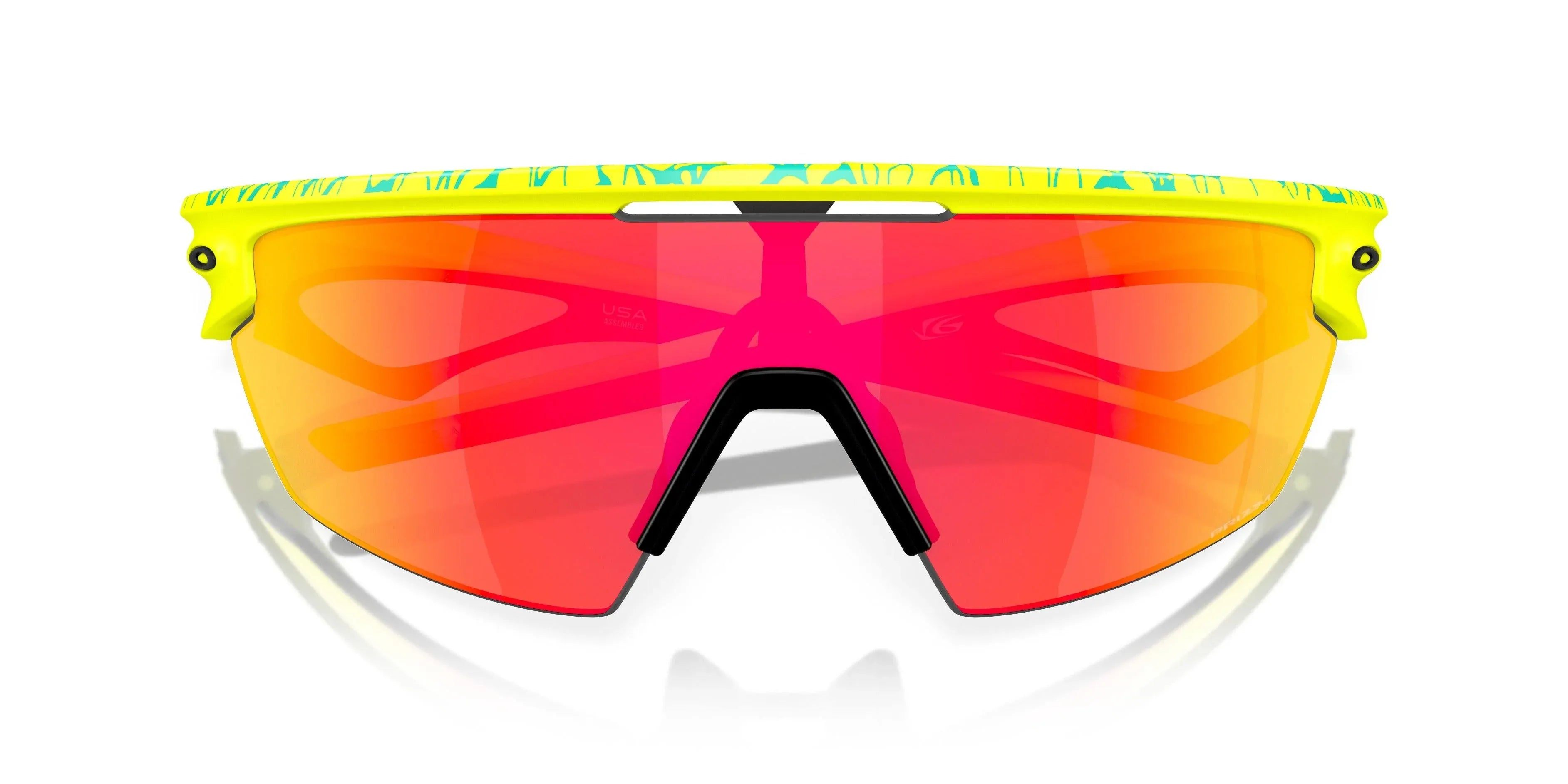 Occhiali da sole Olimpiadi Parigi 2024 Oakley Sphaera Inner Spark Matte Tennis balla yellow Neuron - Pistilleria