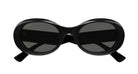 Occhiali da sole ovali da donna Gucci GG1587S 001 - Pistilleria