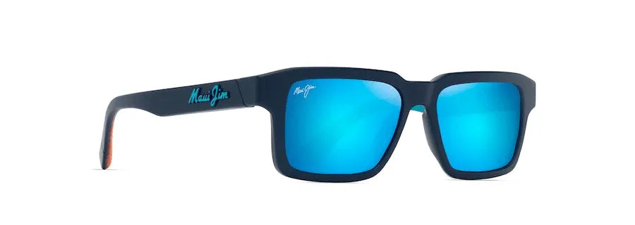 Occhiali da sole polarizzati Maui Jim Kahiko Blu opaco - Pistilleria