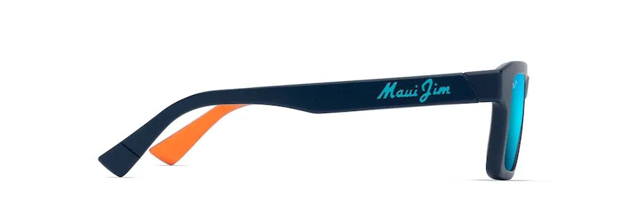 Occhiali da sole polarizzati Maui Jim Kahiko Blu opaco - Pistilleria