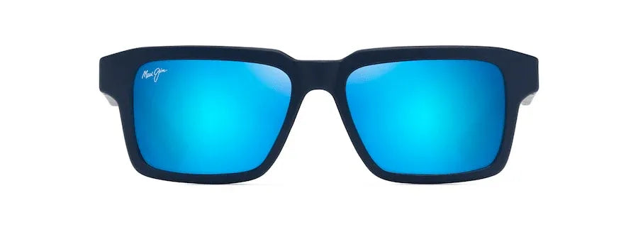 Occhiali da sole polarizzati Maui Jim Kahiko Blu opaco - Pistilleria