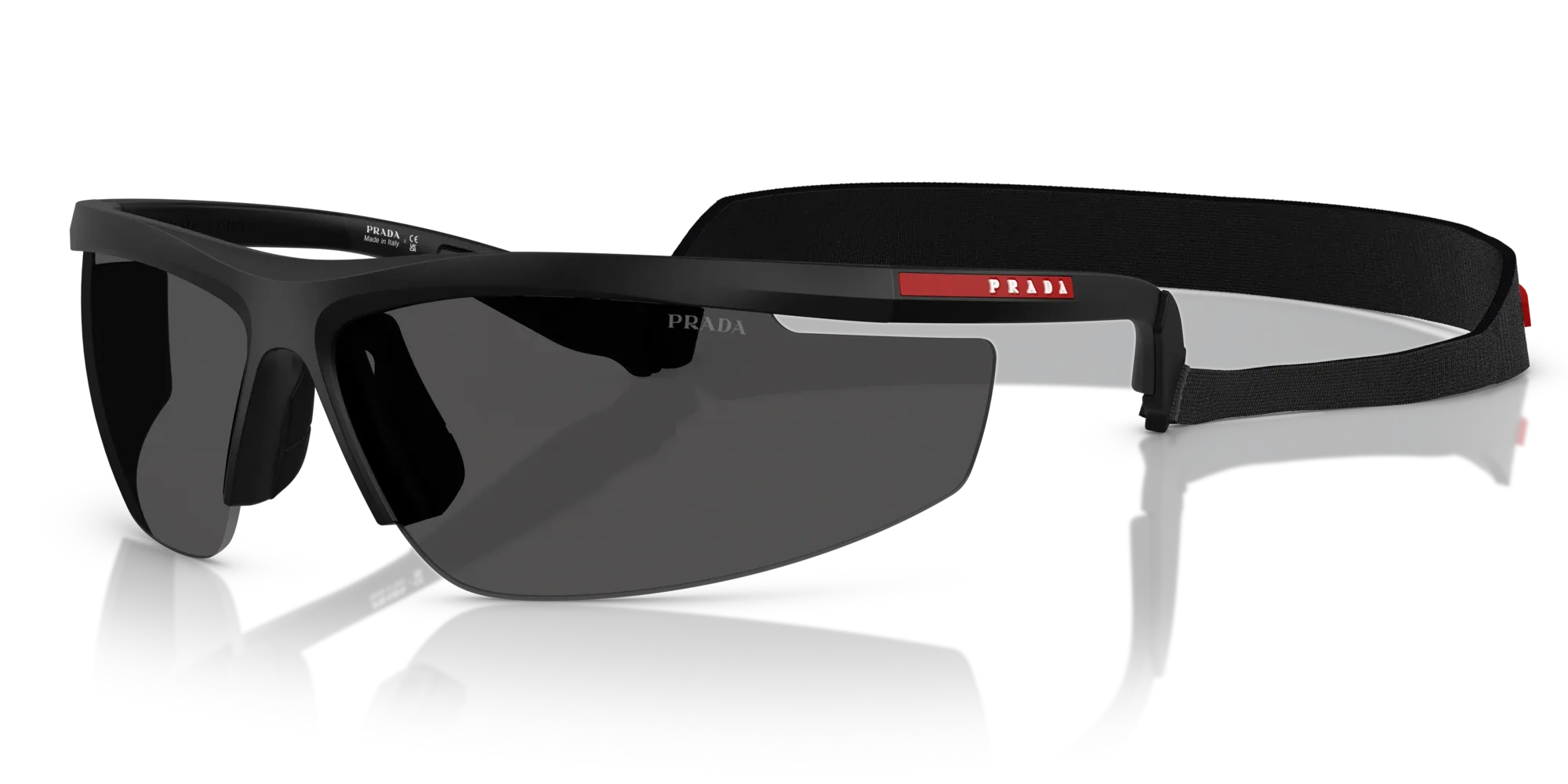 Occhiali da sole Prada Linea Rossa PS A02S 1BO5S0 Nero Opaco - Pistilleria