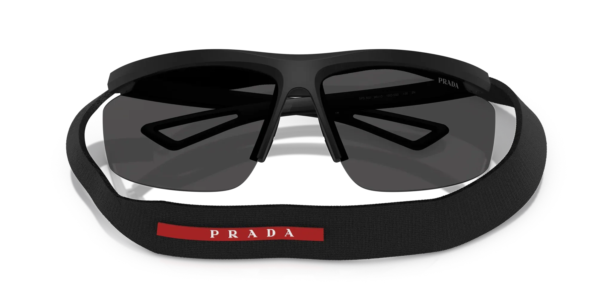 Occhiali da sole Prada Linea Rossa PS A02S 1BO5S0 Nero Opaco - Pistilleria