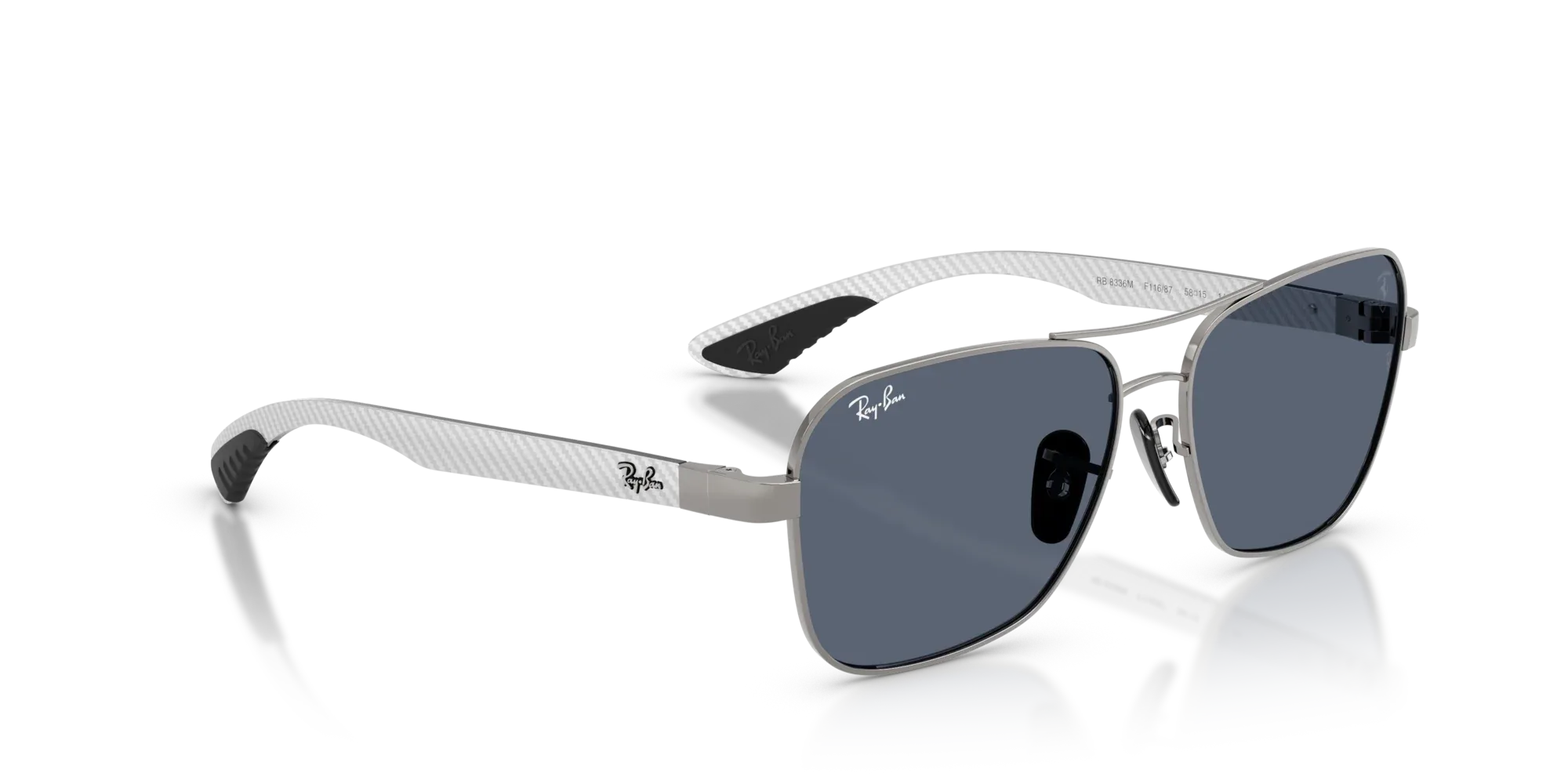 Occhiali da sole Ray-Ban collezione Ferrari RB8336M F11687 - Gunmetal - Pistilleria