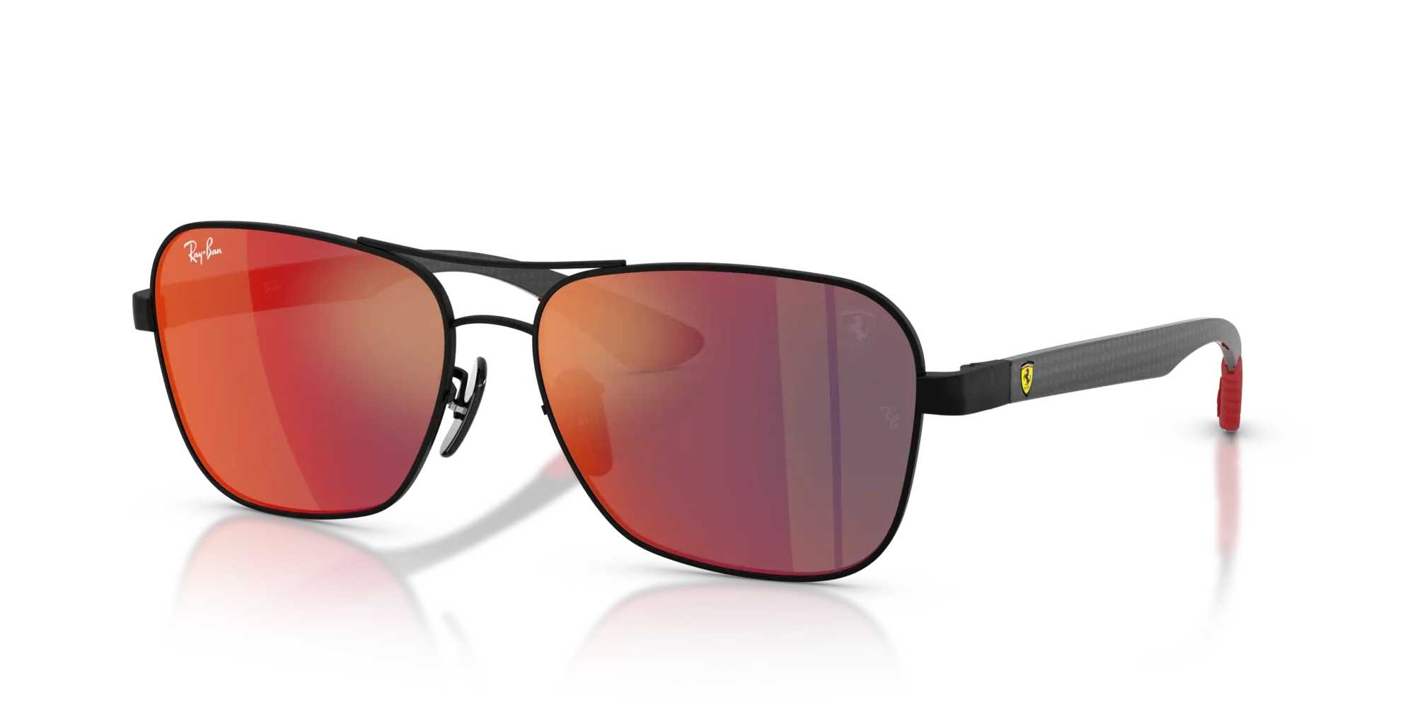 Occhiali da sole Ray-Ban Ferrari RB8336M F1186P Nero opaco - Pistilleria