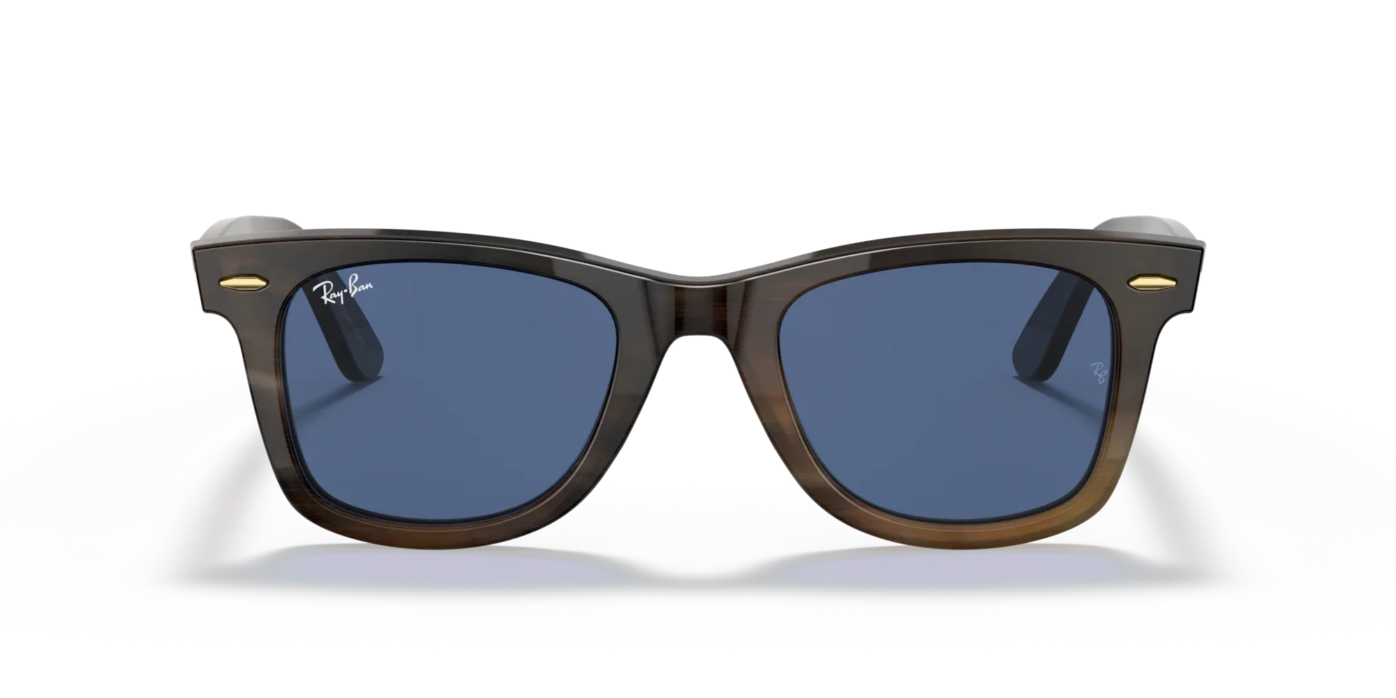 Occhiali da sole Ray-Ban in corno RB2140CO Wayfarer 921580 Havana chiaro Edizione Limitata - Pistilleria