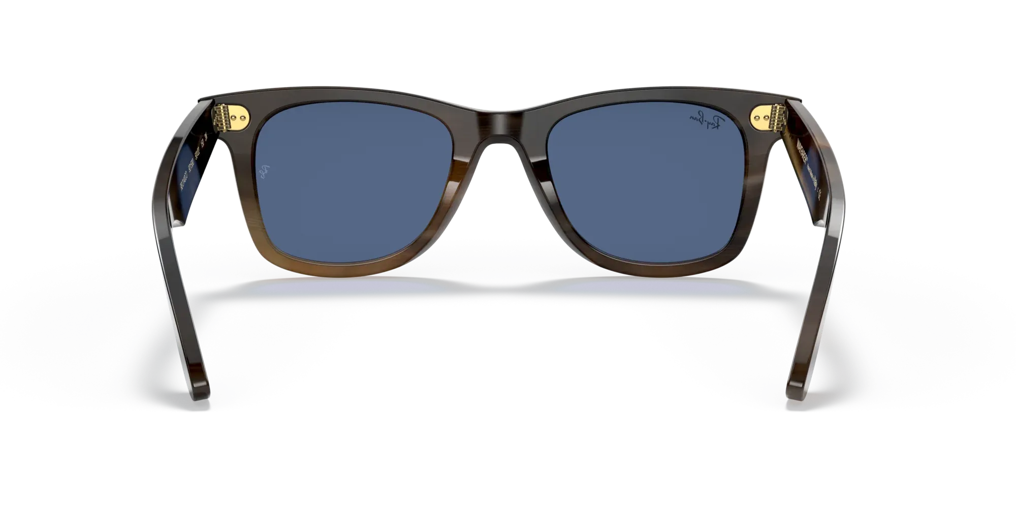 Occhiali da sole Ray-Ban in corno RB2140CO Wayfarer 921580 Havana chiaro Edizione Limitata - Pistilleria