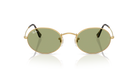 Occhiali da sole Ray-Ban Oval RB3547 001/4E - Oro arista - Pistilleria
