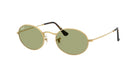 Occhiali da sole Ray-Ban Oval RB3547 001/4E - Oro arista - Pistilleria