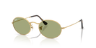 Occhiali da sole Ray-Ban Oval RB3547 001/4E - Oro arista - Pistilleria