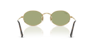 Occhiali da sole Ray-Ban Oval RB3547 001/4E - Oro arista - Pistilleria