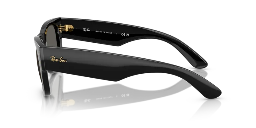 Occhiali da sole Ray-Ban RB0840S - 6826J5 - Nero Mega wayfarer Blacked Out Collection - Pistilleria