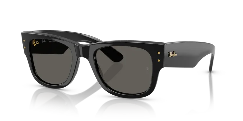 Occhiali da sole Ray-Ban RB0840S - 6826J5 - Nero Mega wayfarer Blacked Out Collection - Pistilleria