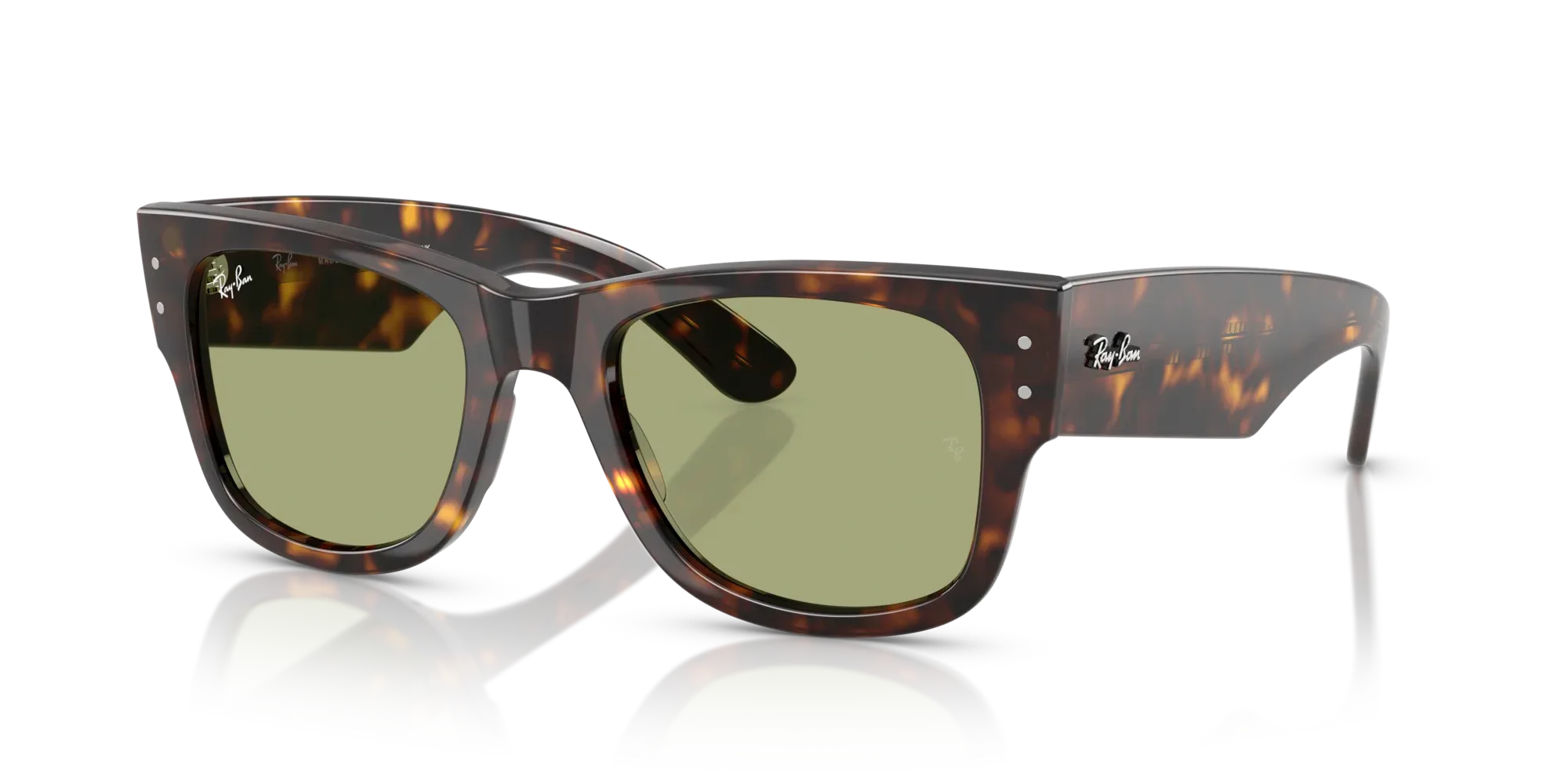 Occhiali da sole Ray-Ban RB0840S Mega wayfarer 902/4E Havana - Pistilleria