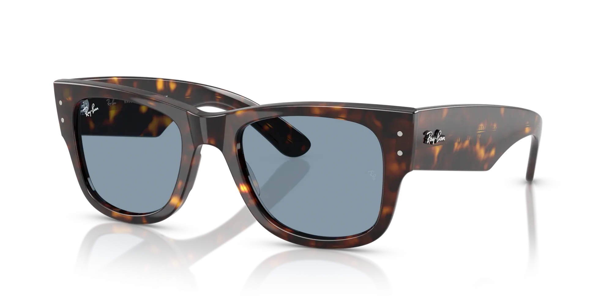 Occhiali da sole Ray-Ban RB0840S Mega wayfarer 902/56 Havana - Pistilleria
