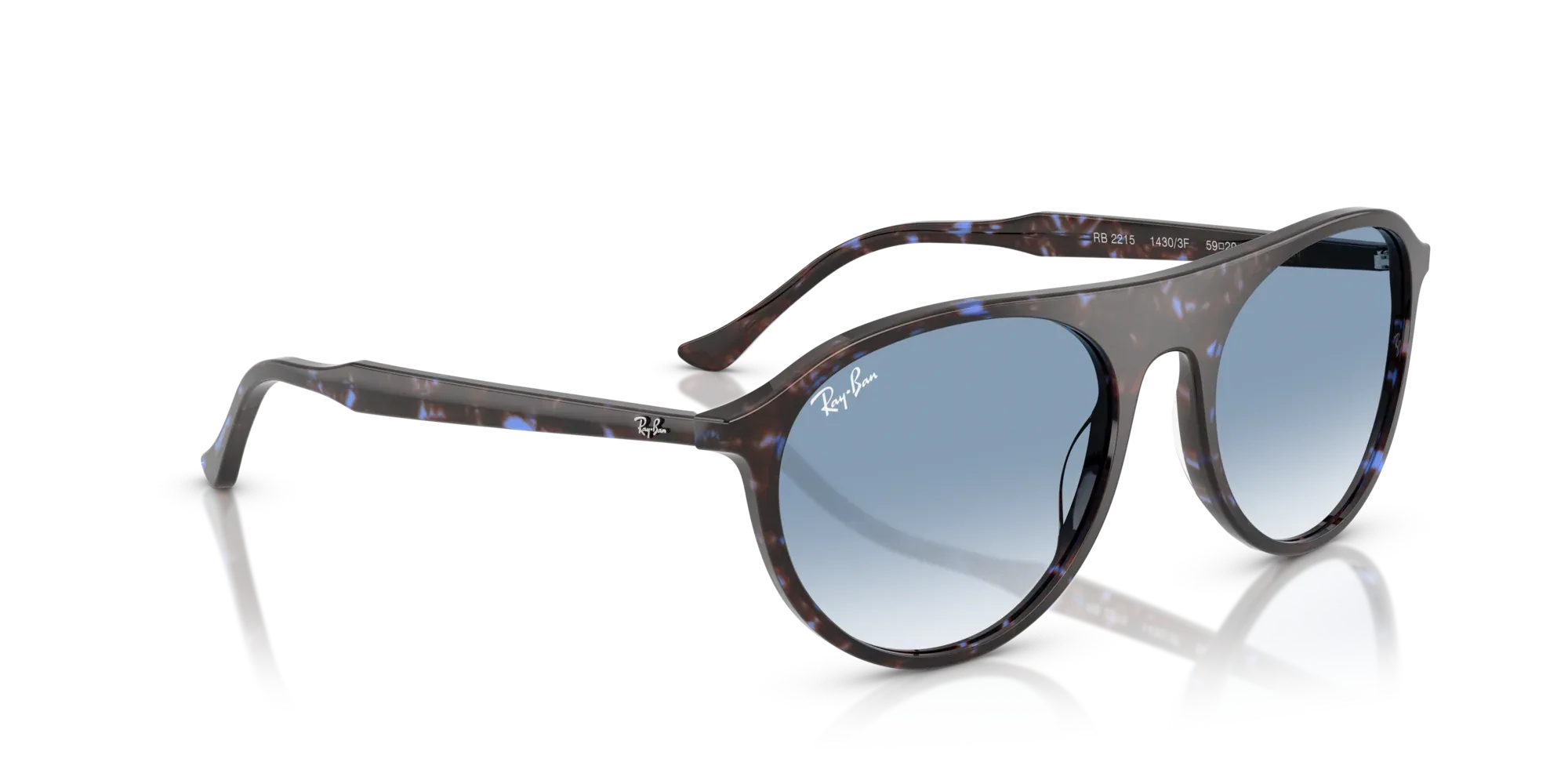 Occhiali da sole Ray-Ban RB2215 14303F Havana blu tartarugato - Pistilleria