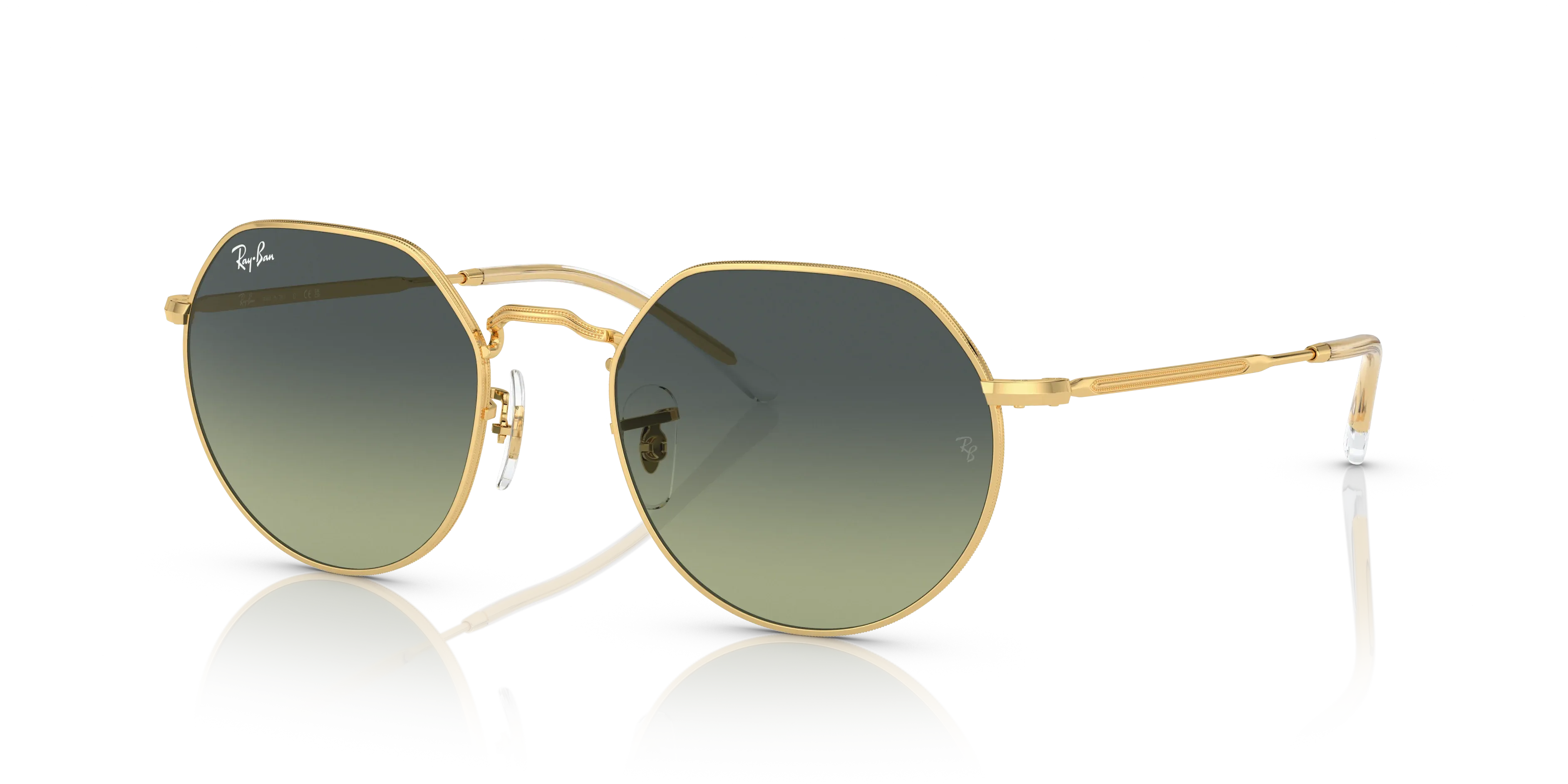Occhiali da sole Ray-Ban RB3565 Jack 001/BH Oro arista - Pistilleria