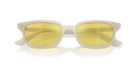 Occhiali da sole Ray-Ban RB4456 Zaya 68086D Bianco cloudy warm - Pistilleria
