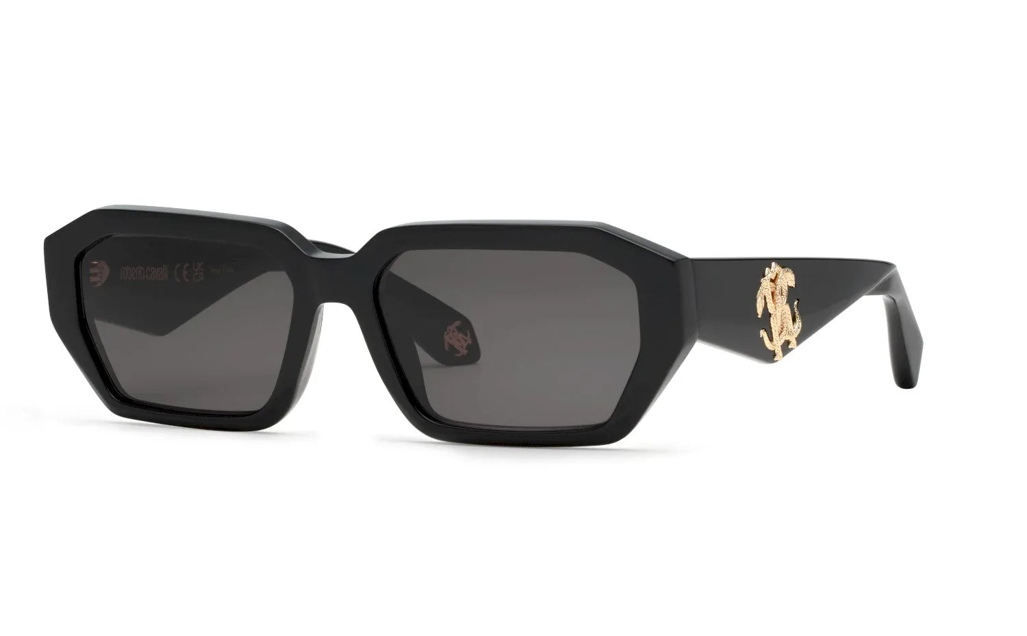 Occhiali da sole Roberto Cavalli SRC113 0700 Nero lucido - Pistilleria