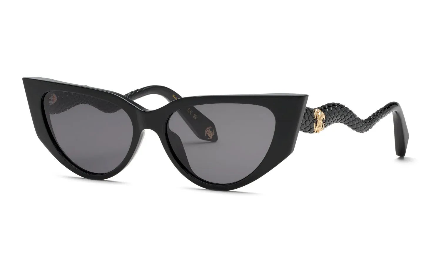Occhiali da sole Roberto Cavalli SRC128M 0700 Nero lucido - Pistilleria