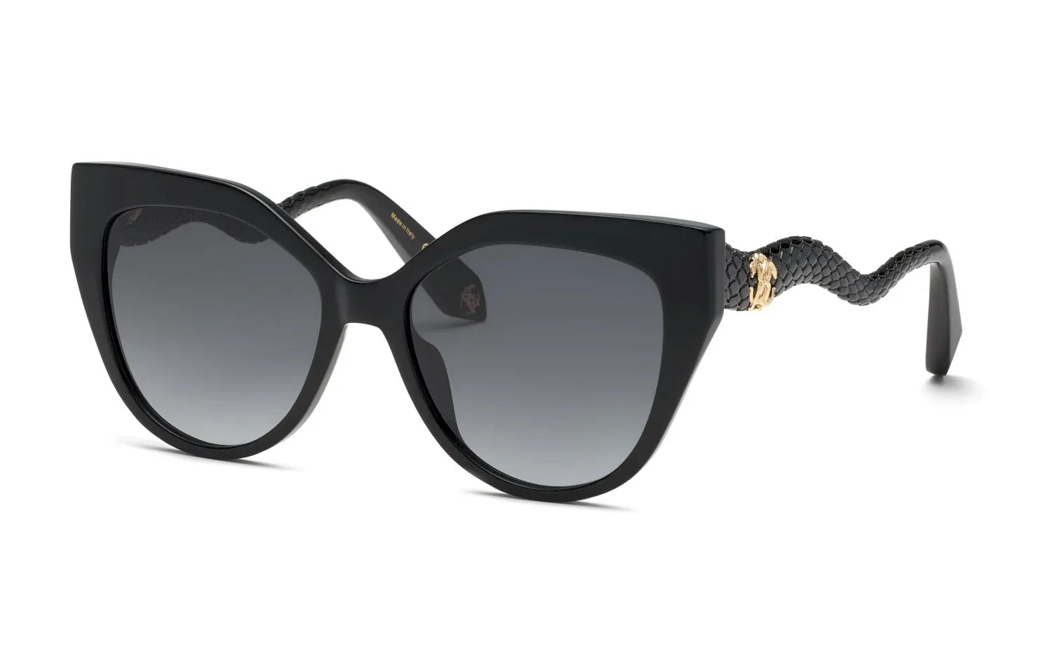 Occhiali da sole Roberto Cavalli SRC138M 0700 Nero lucido - Pistilleria