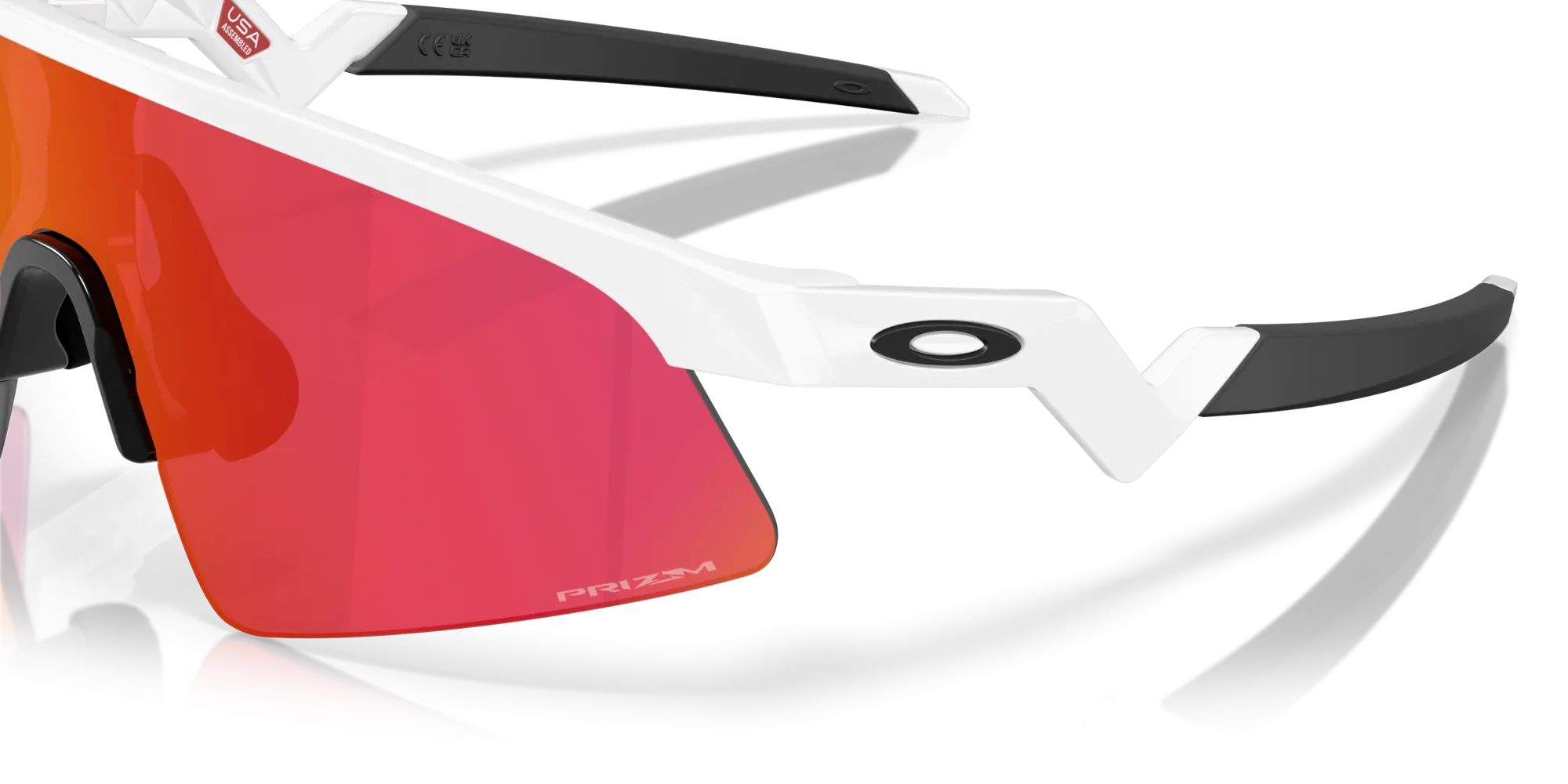 Occhiali da sole sportivi Oakley Youth OJ9015 Resistor sweep 901503 Bianco lucido - Pistilleria
