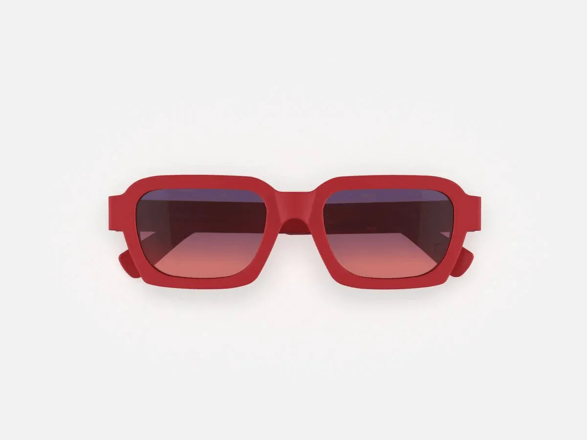 Occhiali da sole unisex Retrosuperfuture Caro Estate Red E8U - Pistilleria