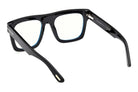Occhiali da vista con clip-on da uomo Tom Ford FT6068 001 Nero Lucido - Pistilleria