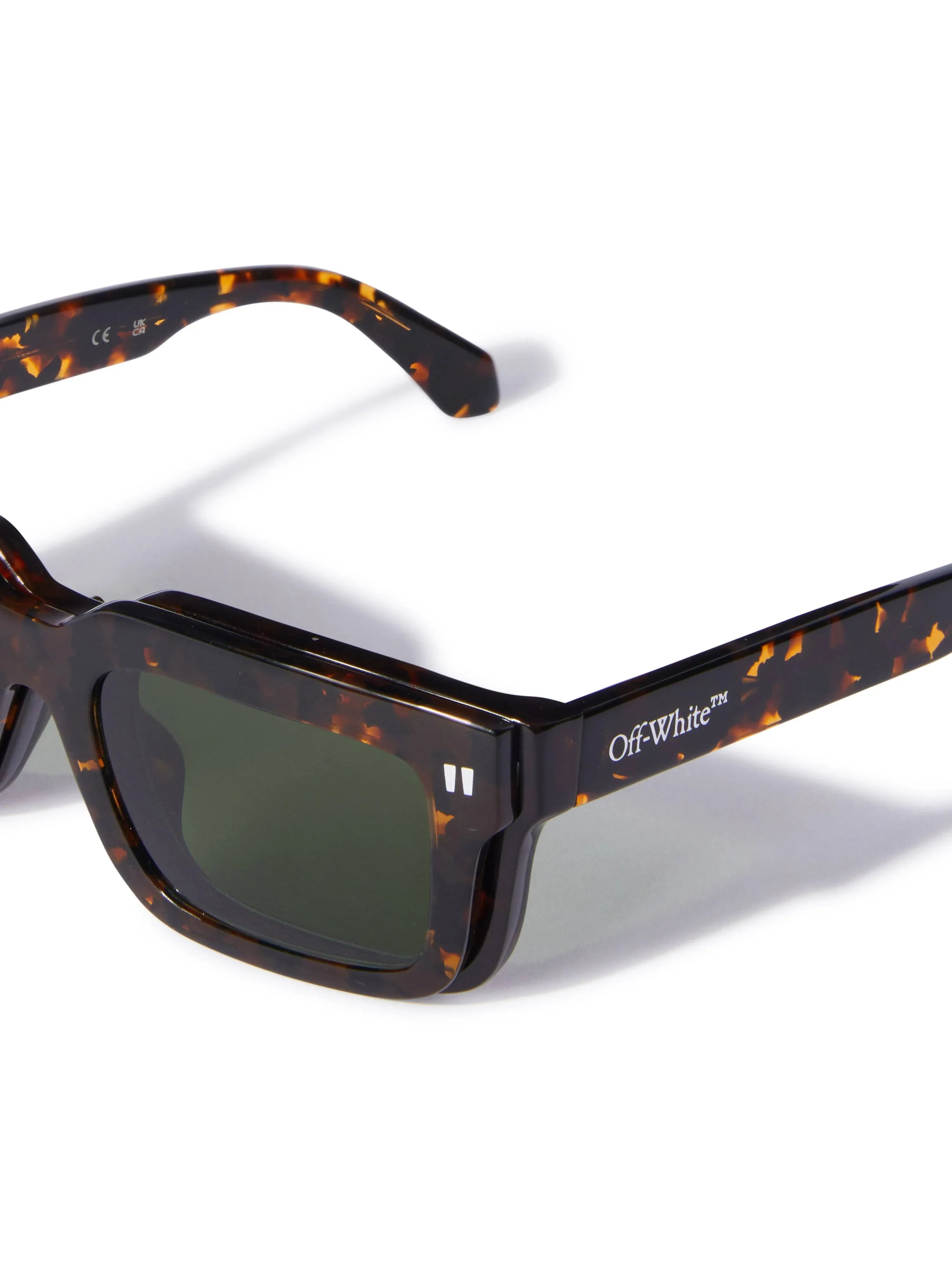 Occhiali da vista con clip on magnetico Off-White™ OERI130 Havana - Pistilleria