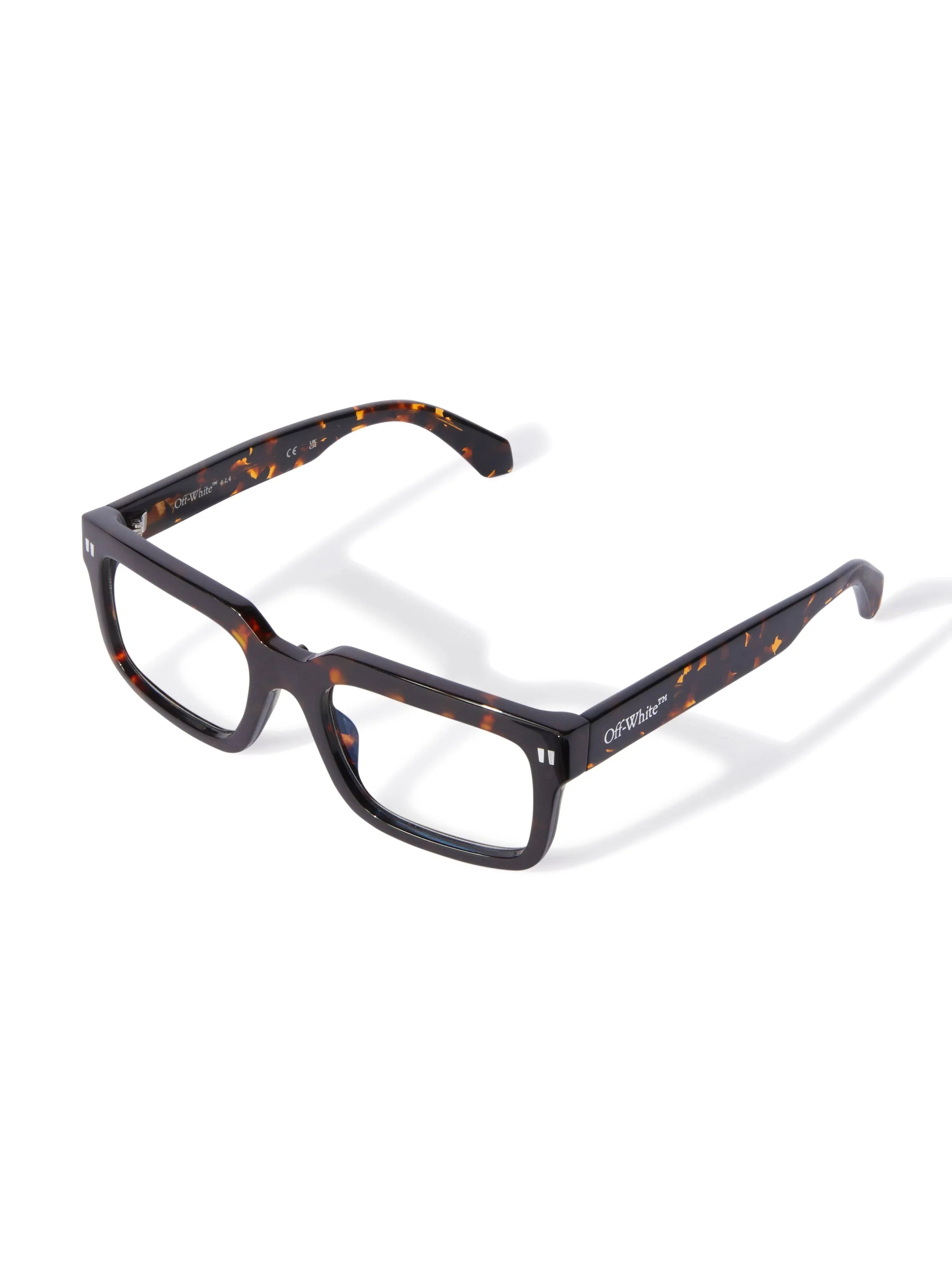Occhiali da vista con clip on magnetico Off-White™ OERI130 Havana - Pistilleria
