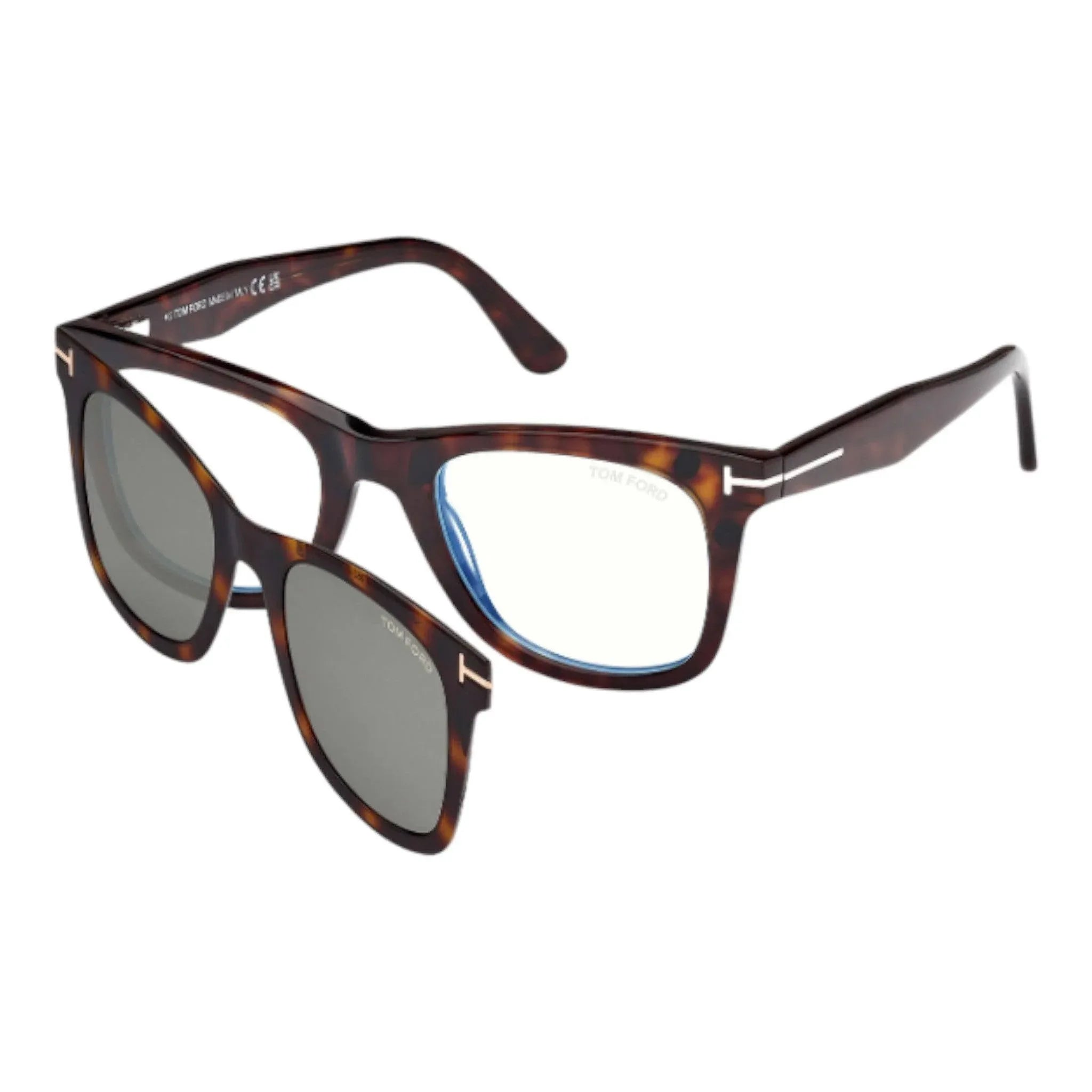 Occhiali da vista con Clip On Tom Ford FT5970-B 005 - Pistilleria
