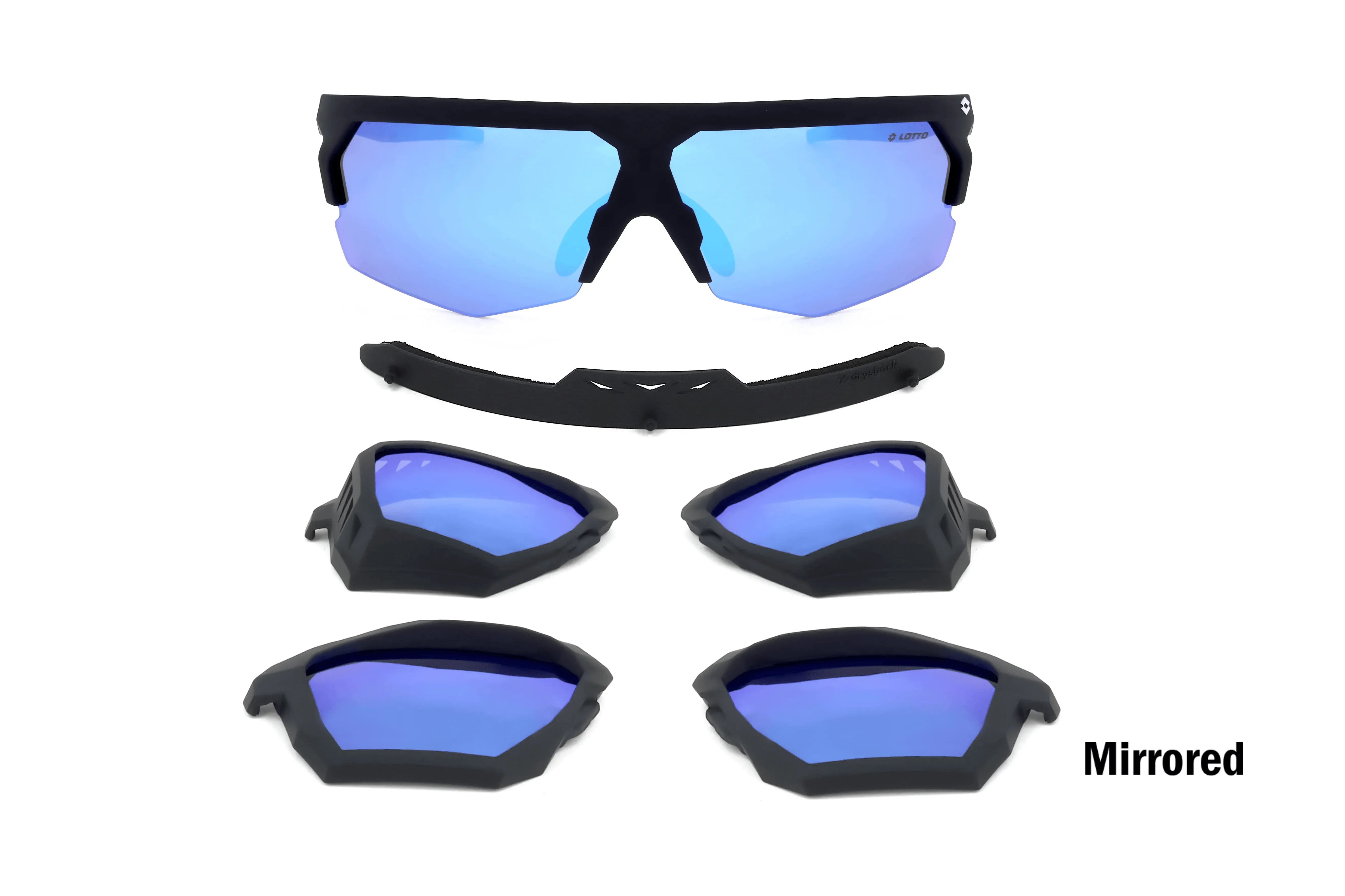 Occhiali sportivi Lotto X-Play C Padel XP001 BLK MBL - Pistilleria