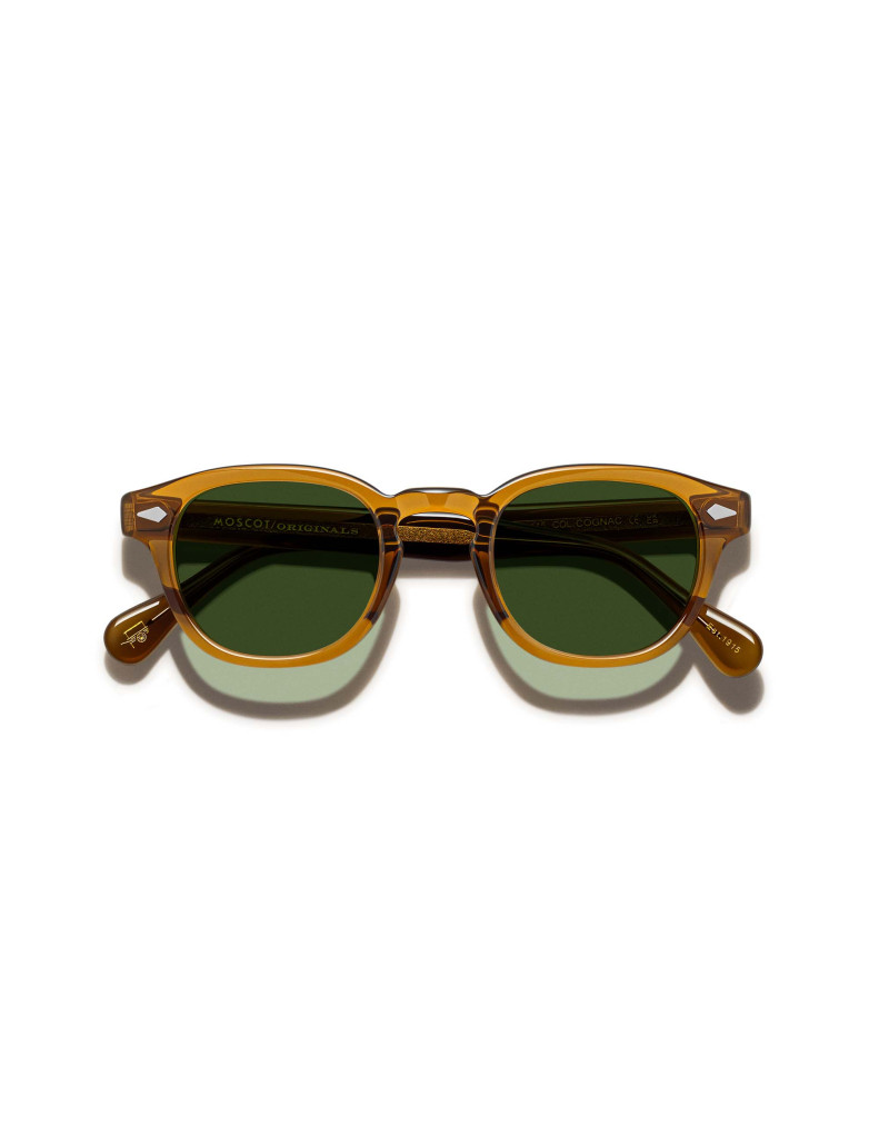Occhiali da sole Moscot Lemtosh Cognac Calibar Green Lens