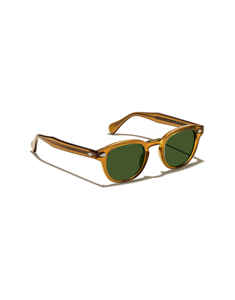 Occhiali da sole Moscot Lemtosh Cognac Calibar Green Lens