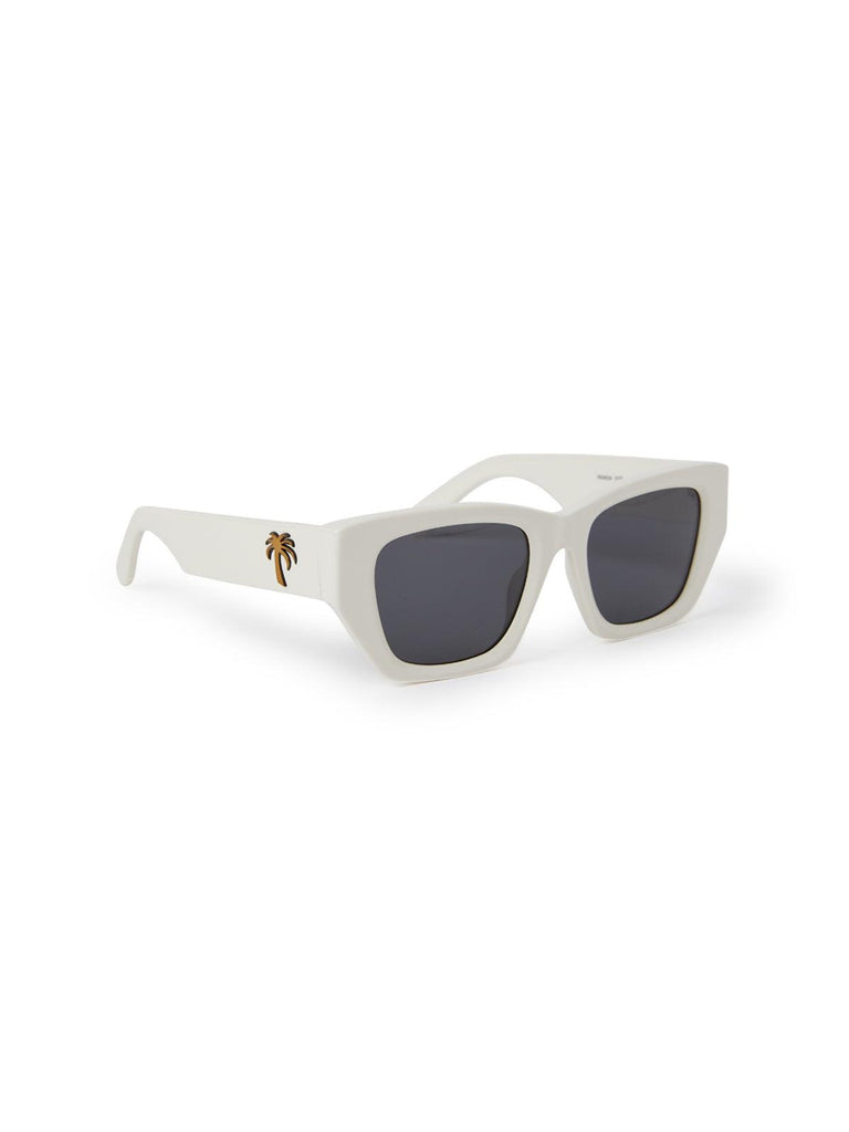 Palm Angels - Hinkley sunglasses white - Pistilleria
