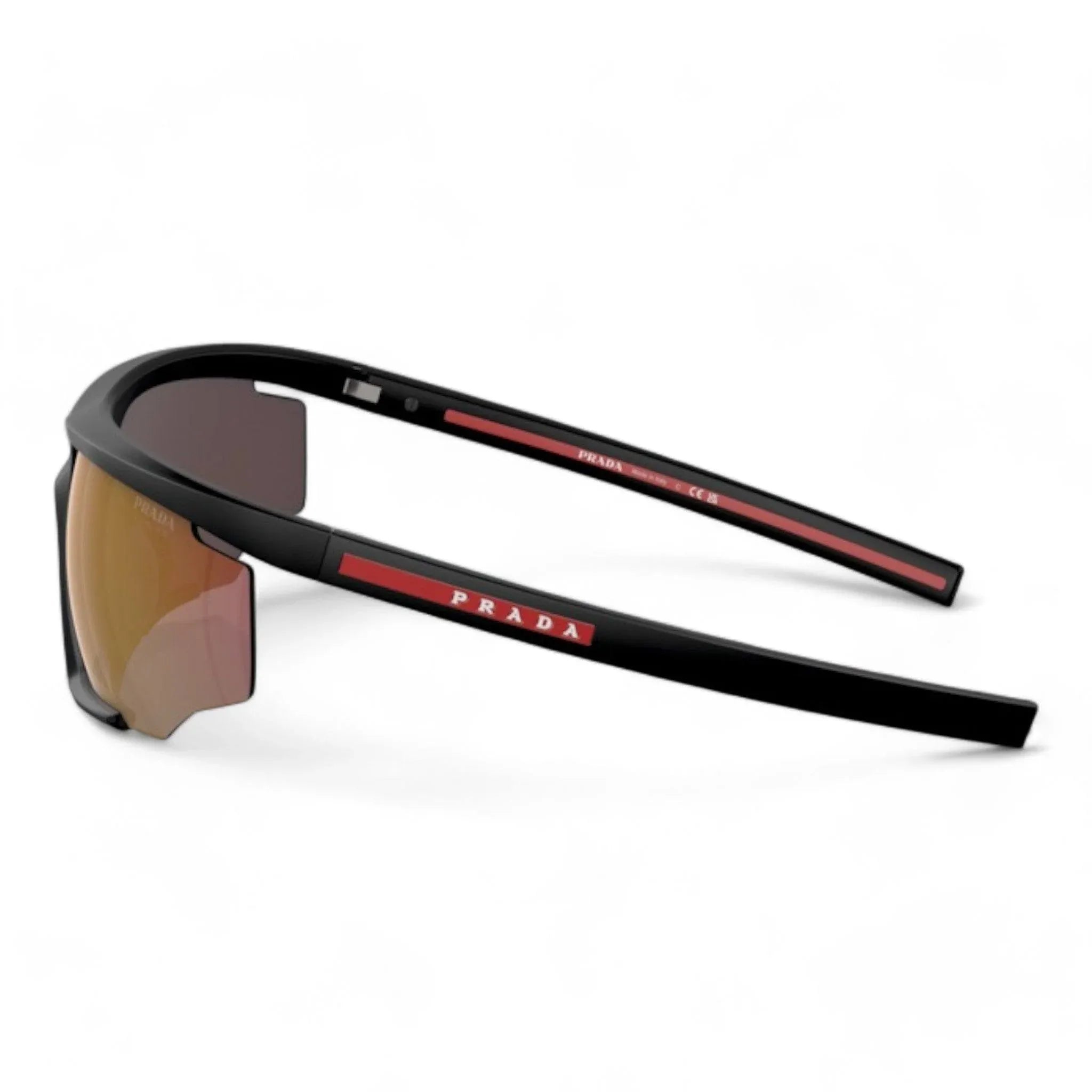 Prada Linea Rossa - PS 07Y DG0-10A Nero effetto gommato - Pistilleria