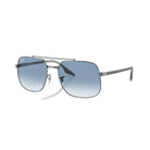 Ray-Ban RB3699004/3F Gunmetal Clear Gradient blue - Pistilleria