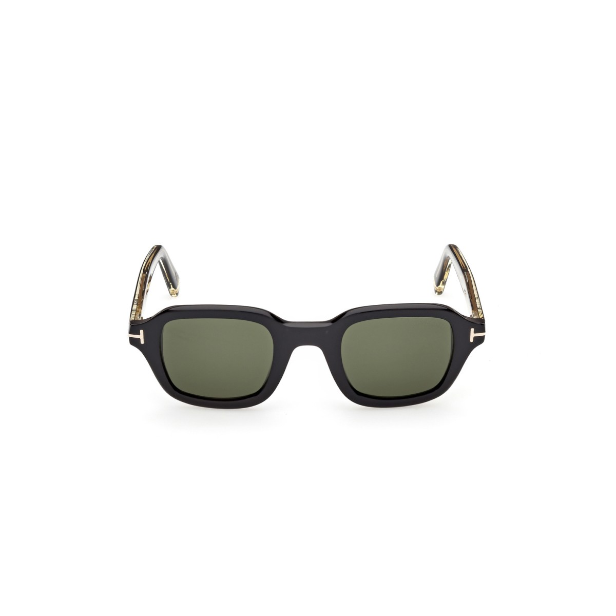 Occhiali da sole da uomo Tom Ford ICON TI0021 01N Nero Lucido