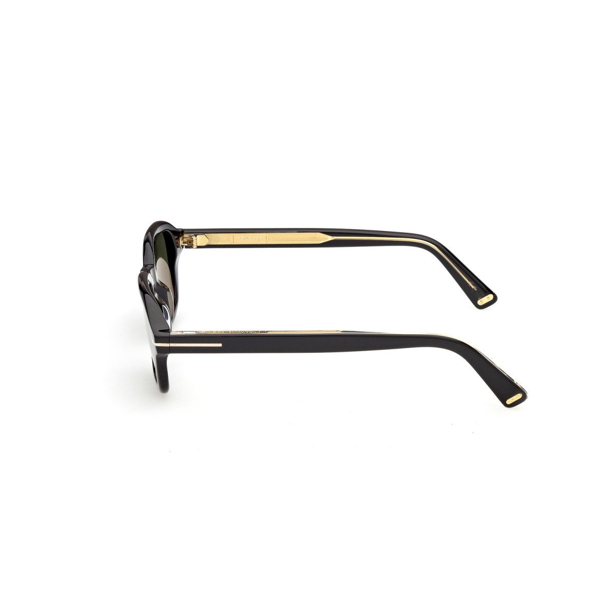 Occhiali da sole da uomo Tom Ford ICON TI0021 01N Nero Lucido
