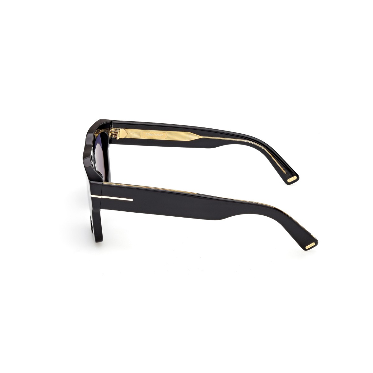 Occhiali da sole da uomo Tom Ford ICON TI0023 01V Nero Lucido
