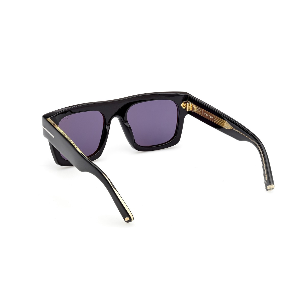 Occhiali da sole da uomo Tom Ford ICON TI0023 01V Nero Lucido
