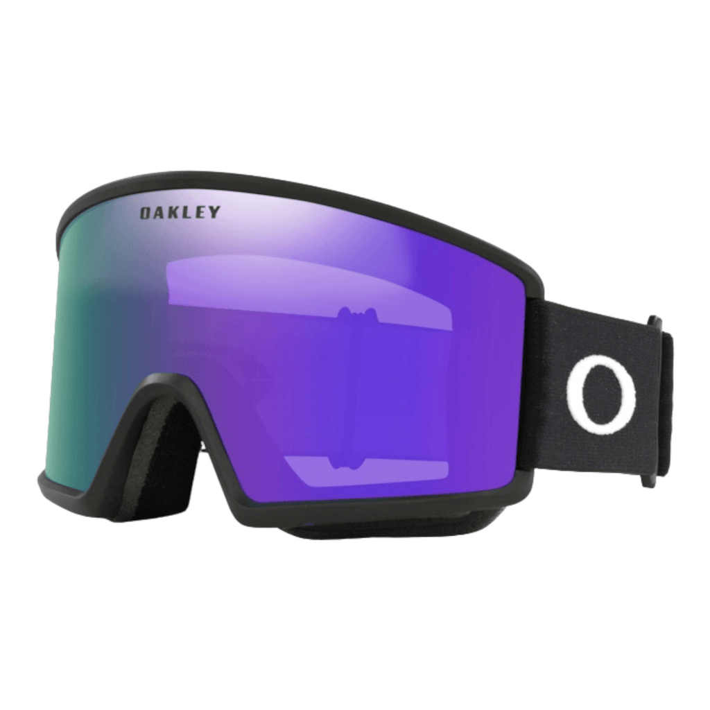 Maschera da sci e snowboard Oakley OO7120 Target Line L Matte Black Violet Iridium- 14 - Pistilleria