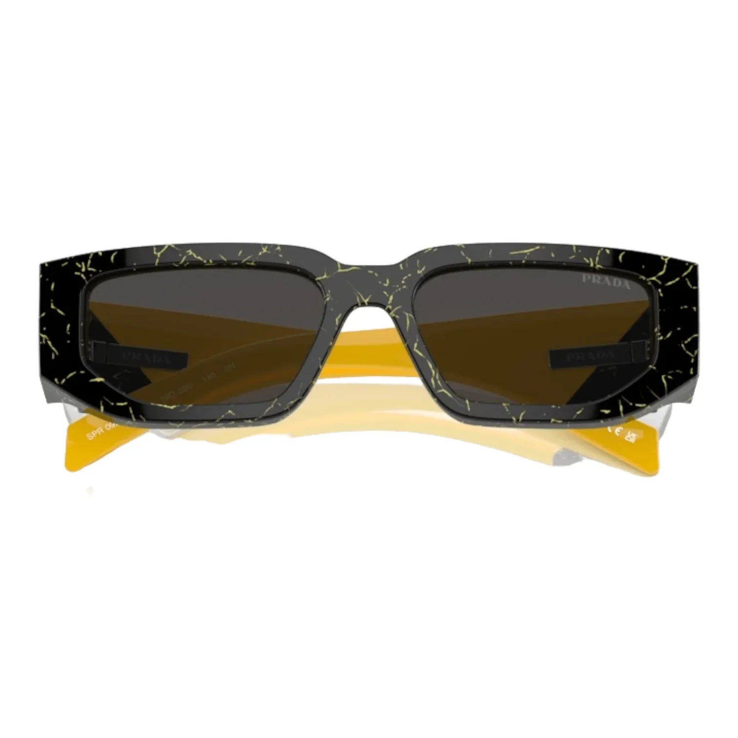 Prada Eyewear PR 09ZS- 19D5S0 Black yellow marble - Pistilleria
